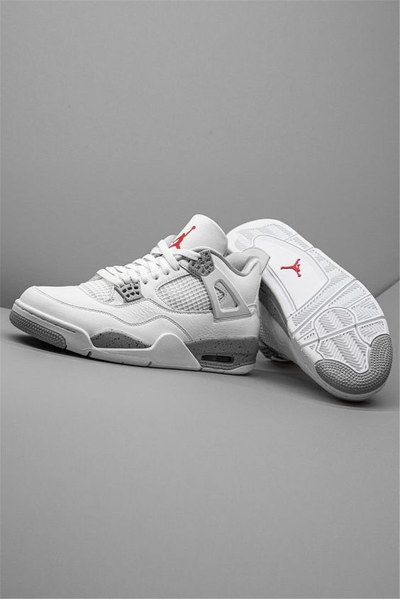 Jordan 4 White & Grey