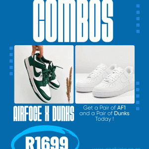 AF 1 and Low Dunks University Green